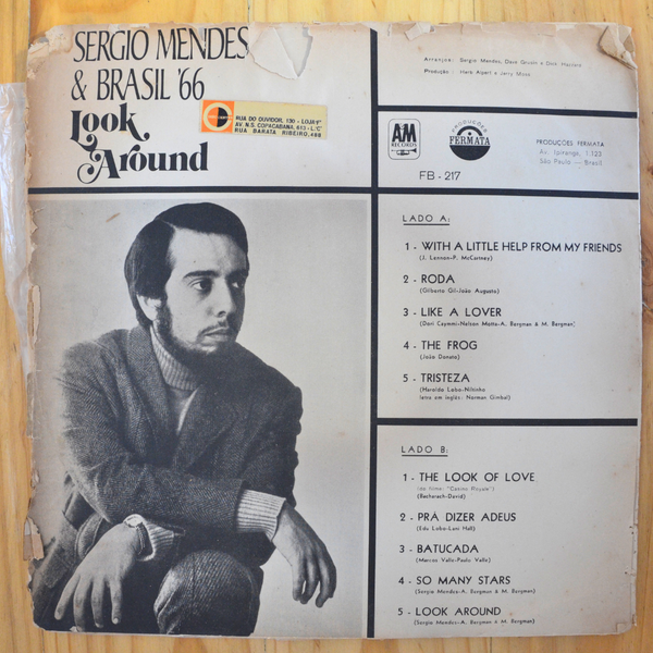 Sergio Mendes & Brasil '66 <br> Look Around 1968 <br> Fermata Produções – FB-217