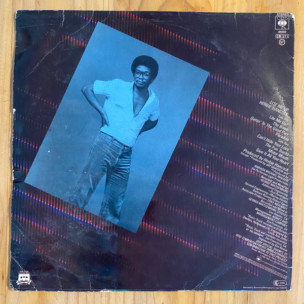 Herbie Hancock<br>Lite Me Up 1982<br>CBS – CBS 85650