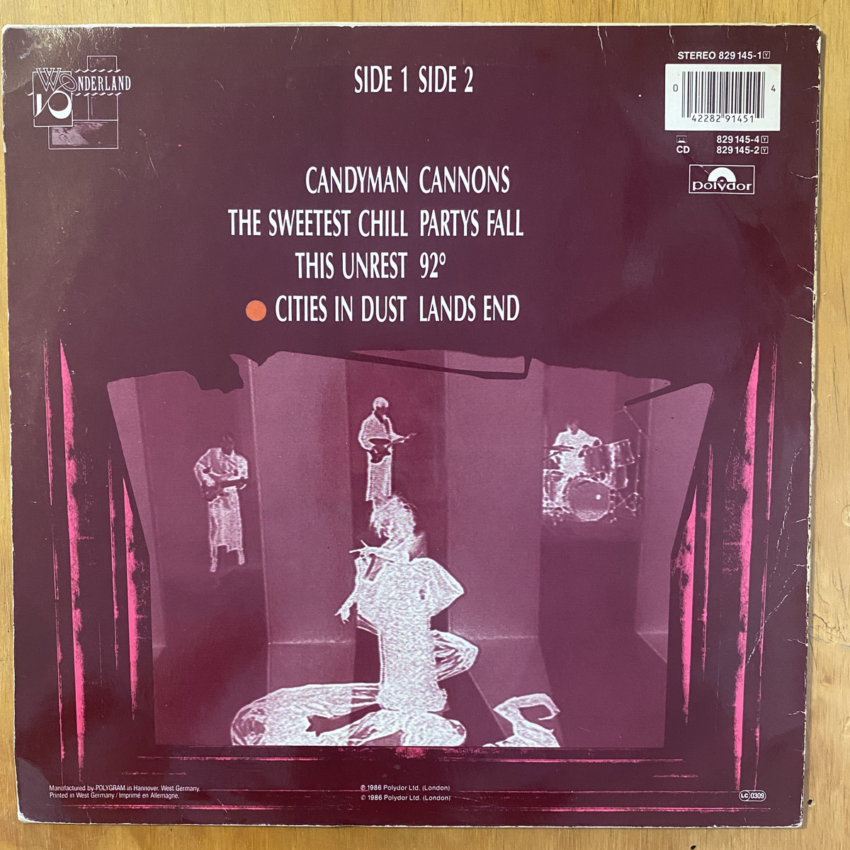 Siouxsie & The Banshees<br> Tinderbox 1986<br> Polydor – 829 145-1