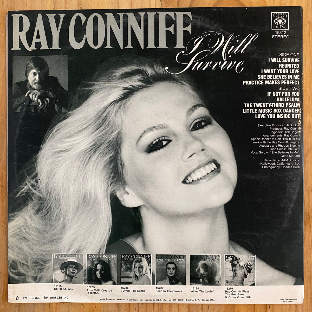 Ray Conniff<br>Sobrevivire 1979 <br>CBS AL - 36255