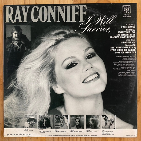 Ray Conniff<br>Sobrevivire 1979 <br>CBS AL - 36255