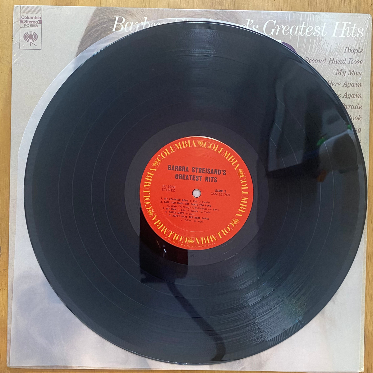 Barbra Streisand<br> Barbra Streisand’s Greatest Hits<br> Columbia – PC 9968