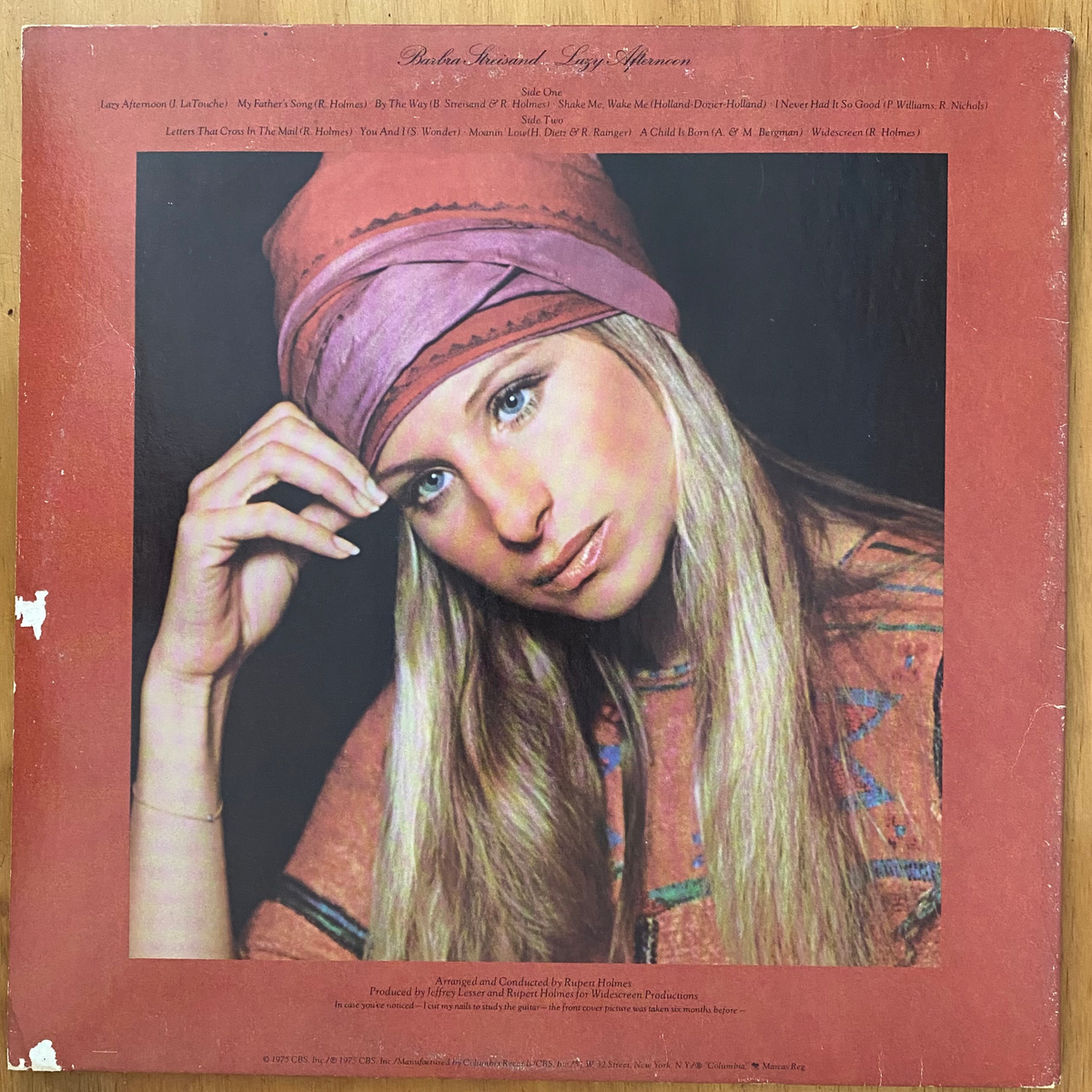 Barbra Streisand<br>Lazy Afternoon 1975 <br>Columbia – PC 33815