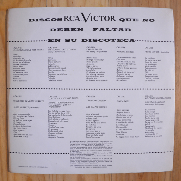 Totó, Órgano Hammond Y Ritmo Una Noche En El Tacora 1962 RCA Victor – CML 2107