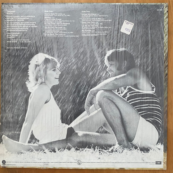 Anne Murray / Glen Campbell<br>Anne Murray / Glen Campbell 1971 <br>Capitol Records – SW-869