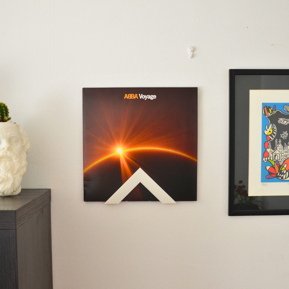 Vector <br> Soporte Exhibidor de Pared Album Disco Vinilo