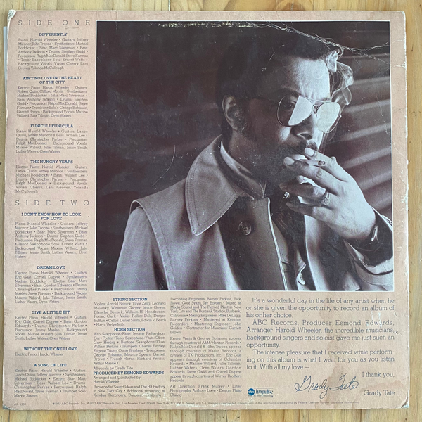 Grady Tate<br> Master Grady Tate 1977<br> ABC Impulse! – AS 9330