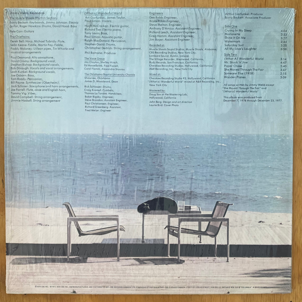 Art Garfunkel<br>Watermark 1978 <br>Columbia – PC 34975