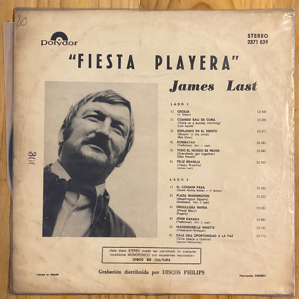 James Last<br>Beach Party 1970 <br>Polydor – 2371 039