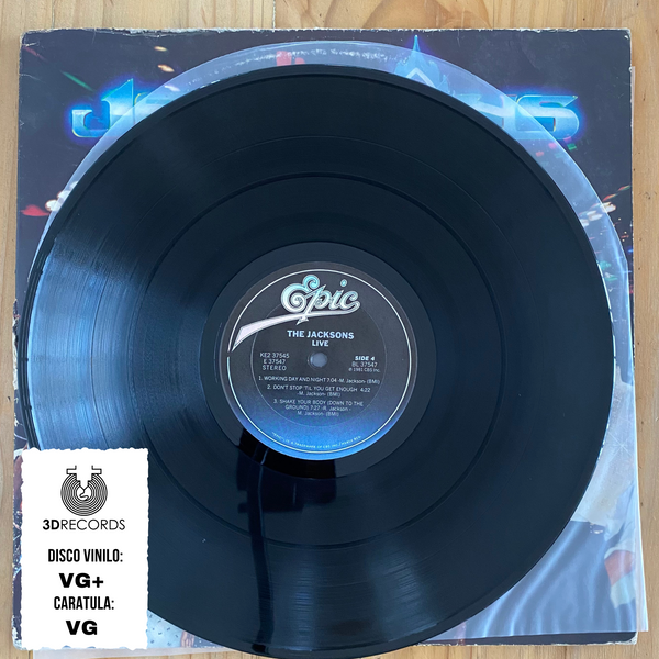The Jacksons<br> Live 1981 <br> Epic – KE2 37545