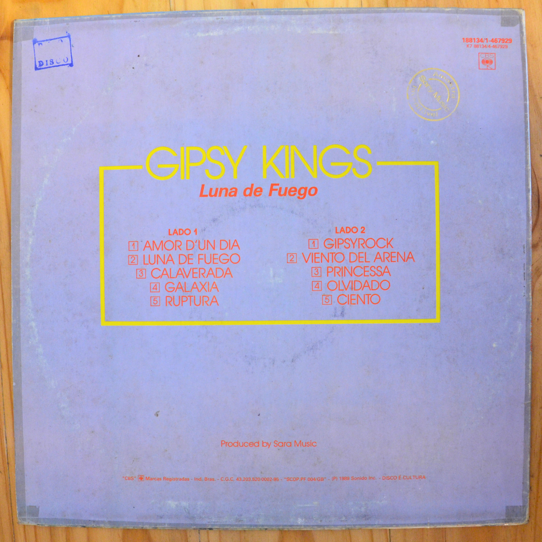 Gipsy Kings <br> Luna De Fuego 1991 <br> CBS – 188134/1-467929