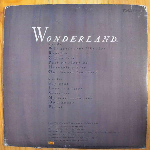 Erasure <br> Wonderland 1986 <br> Mute – 670.9099