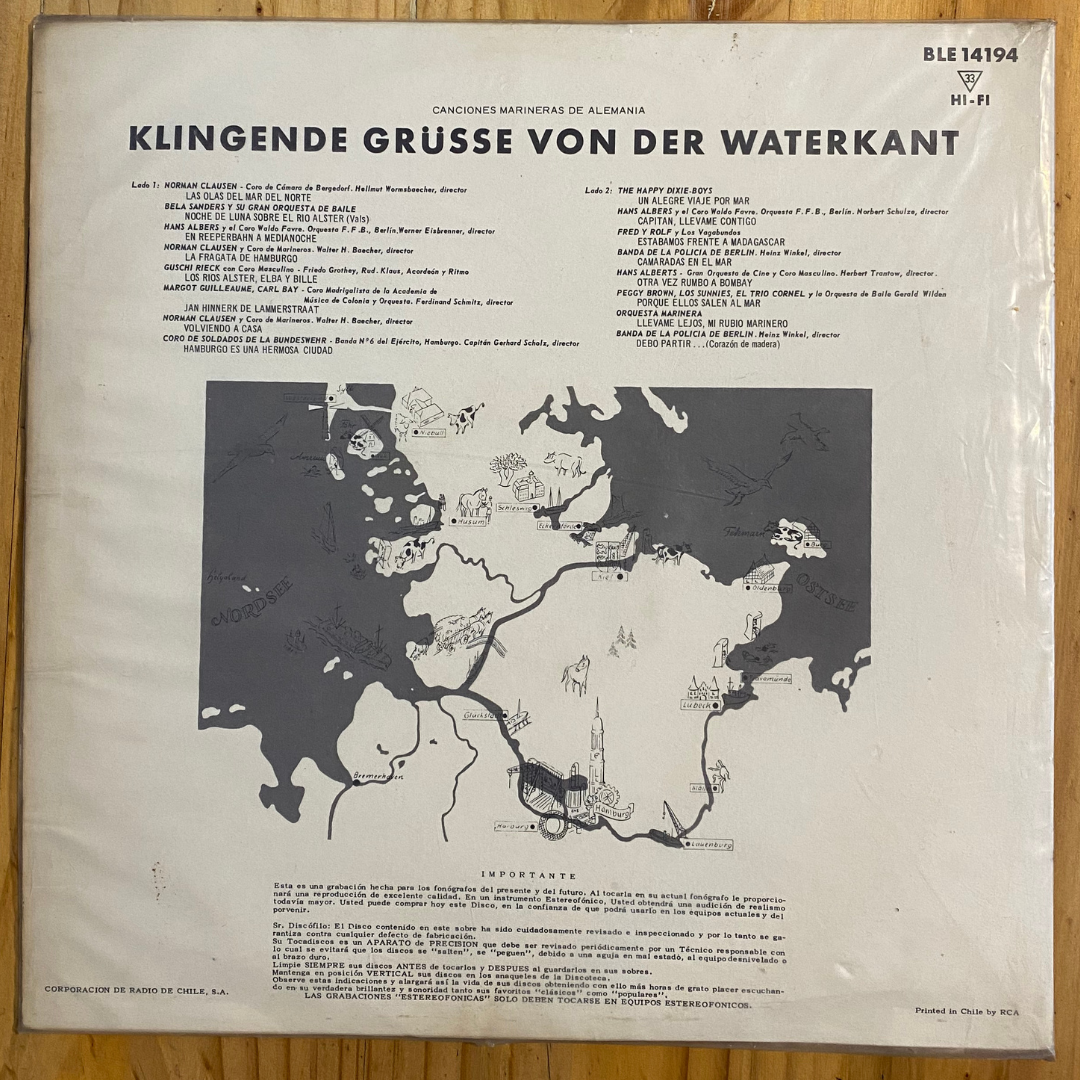 Various <br> Canciones Marineras De Alemania <br> Telefunken – BLE 14194