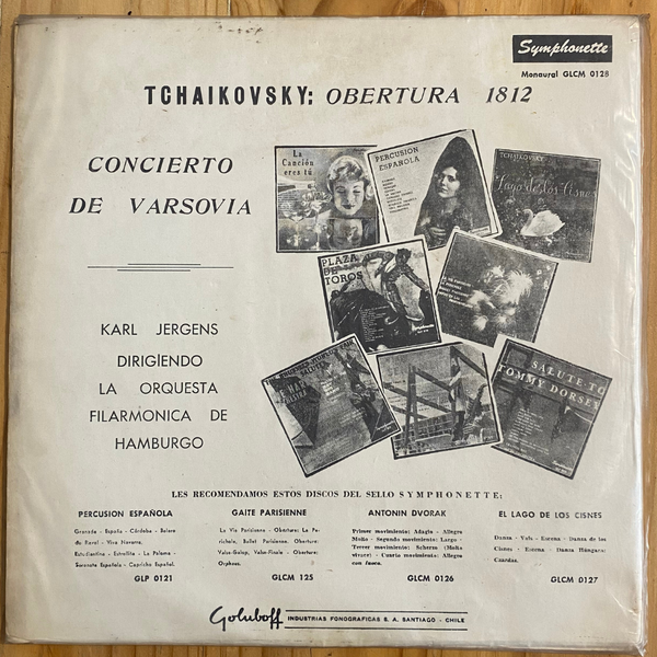 Karl Jergens <br> 1812 Overture / Warsaw Concerto <br> Symphonette - GLCM 0128