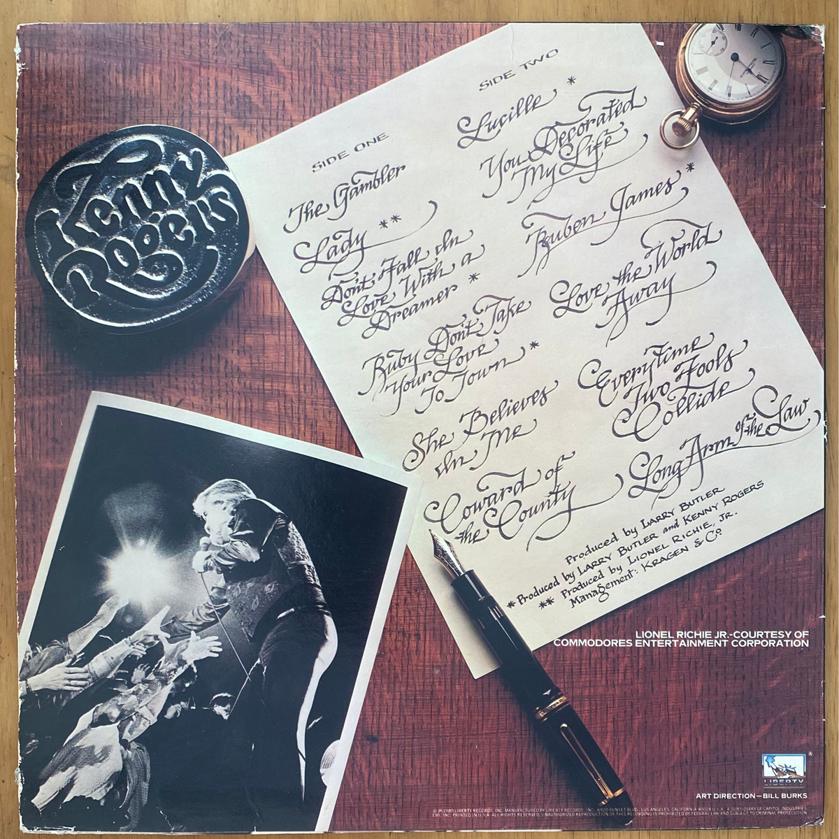 Kenny Rogers<br> Greatest Hits 1980 <br> Liberty – LOO-1072