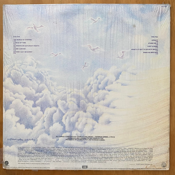 Lori Lieberman<br>A Piece Of Time 1974 <br>Capitol Records – ST-11297