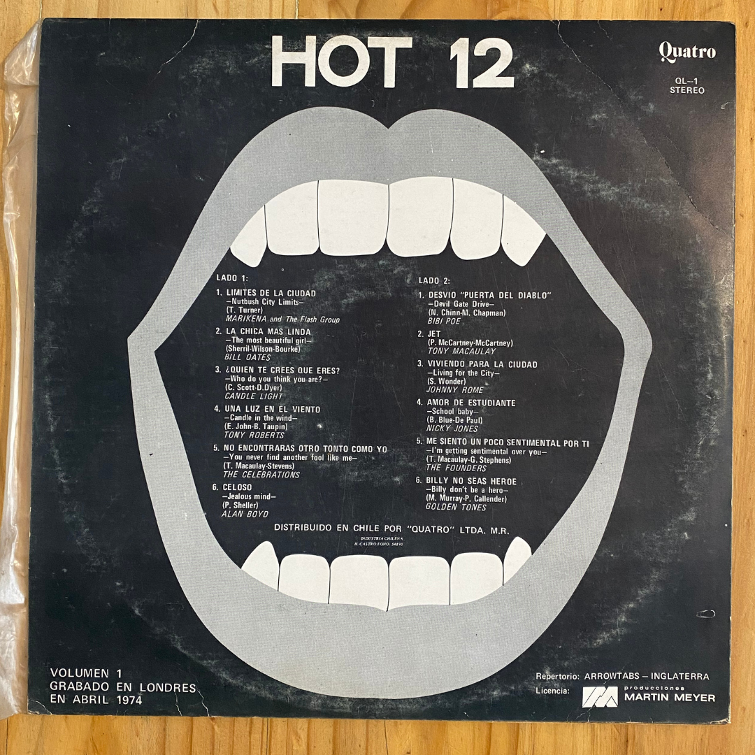 Various <br> Hot 12 1974 <br> Quatro – QL-1