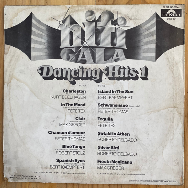 Various<br> Dancing Hits 1 1978 <br> Polydor – 2459 119