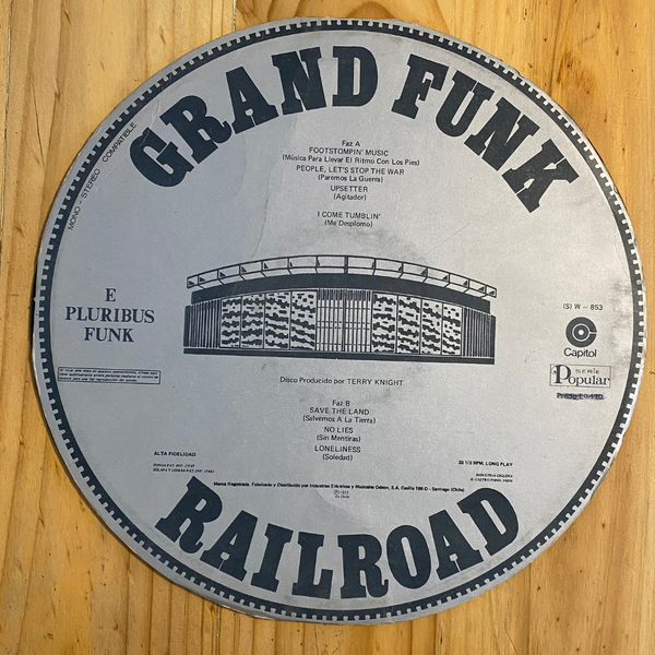 Grand Funk Railroad <br> E Pluribus Funk 1971 <br> Capitol Records – SW-853