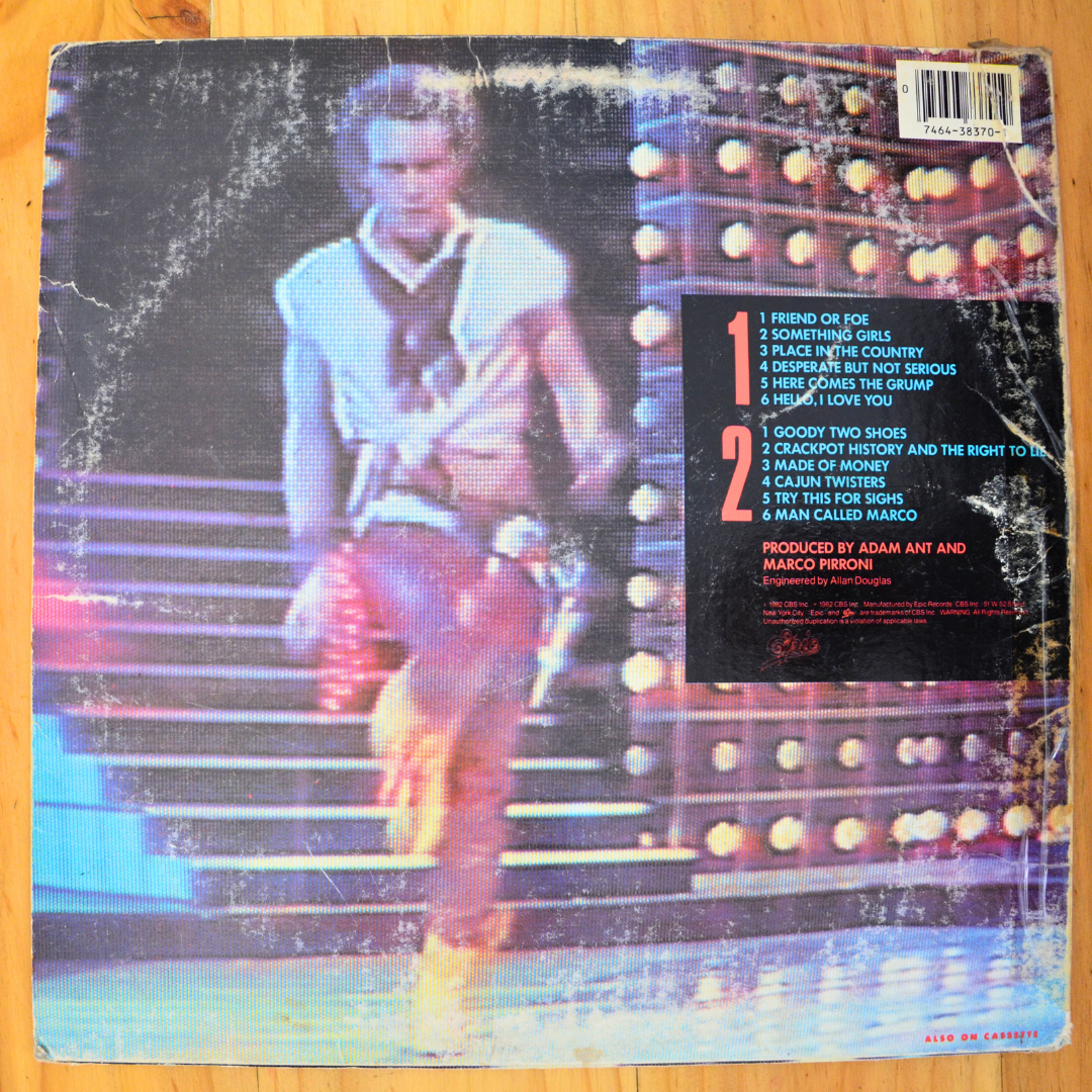 Adam Ant <br> Friend Or Foe 1982 <br>