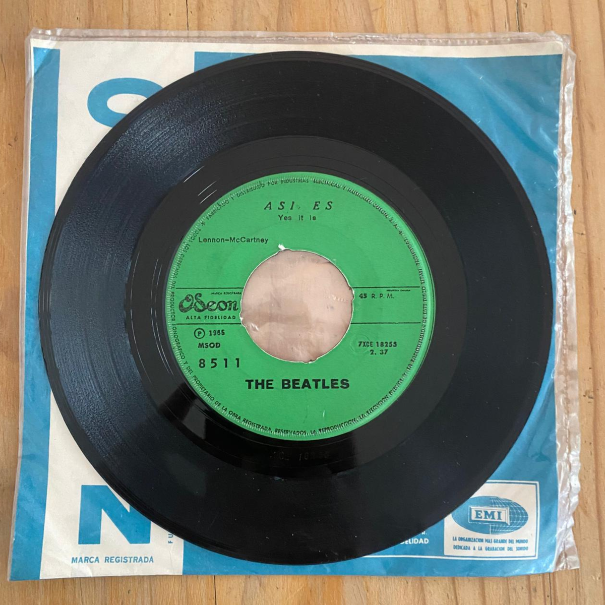 The Beatles<br>Boleto Para Viajar = Ticket To Ride 1965 <br>Odeon – MSOD 8511