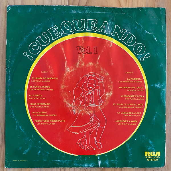 Duo Rey-Silva / Los Hermanos Campos / Los Puntillanos<br>Cuequeando Vol.1 1978<br>RCA – XXPL1-050