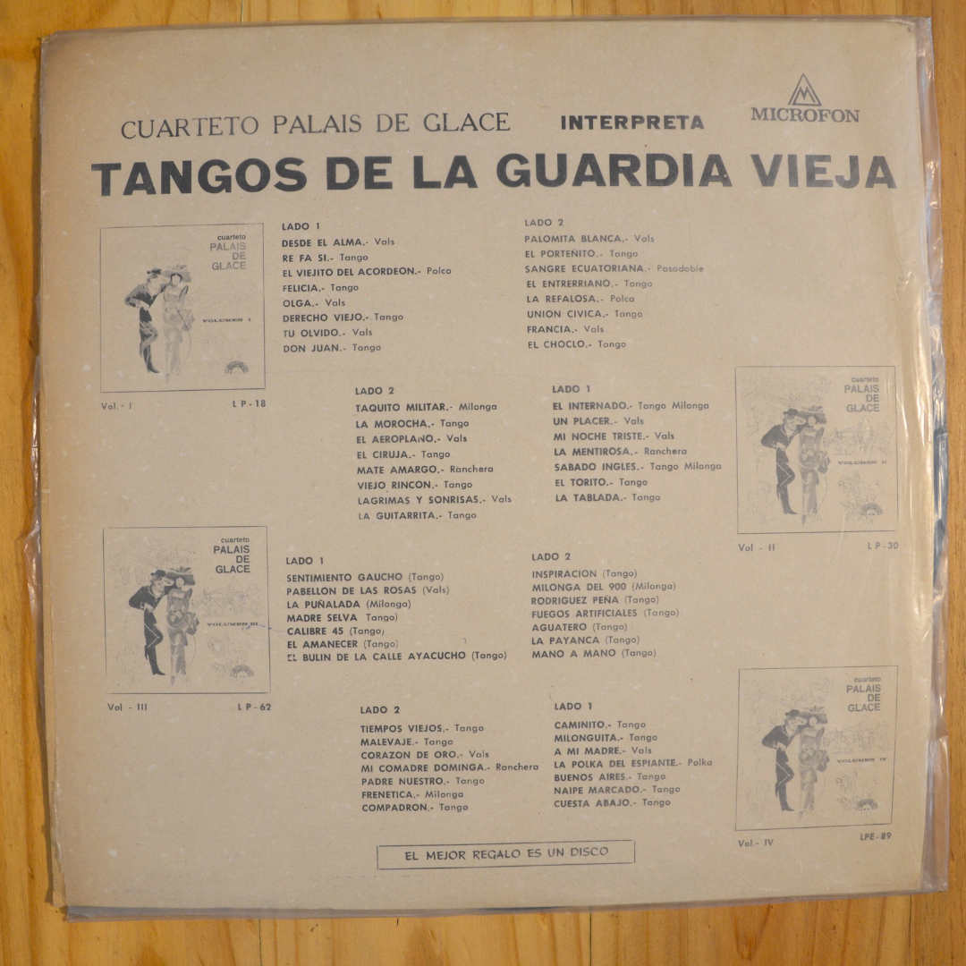 Cuarteto Palais De Glace <br> Volumen III <br> Microfon – LP - 62