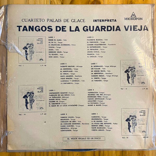 Cuarteto Palais De Glace <br> Volumen IV 1974 <br> Microfon – LPE - 89