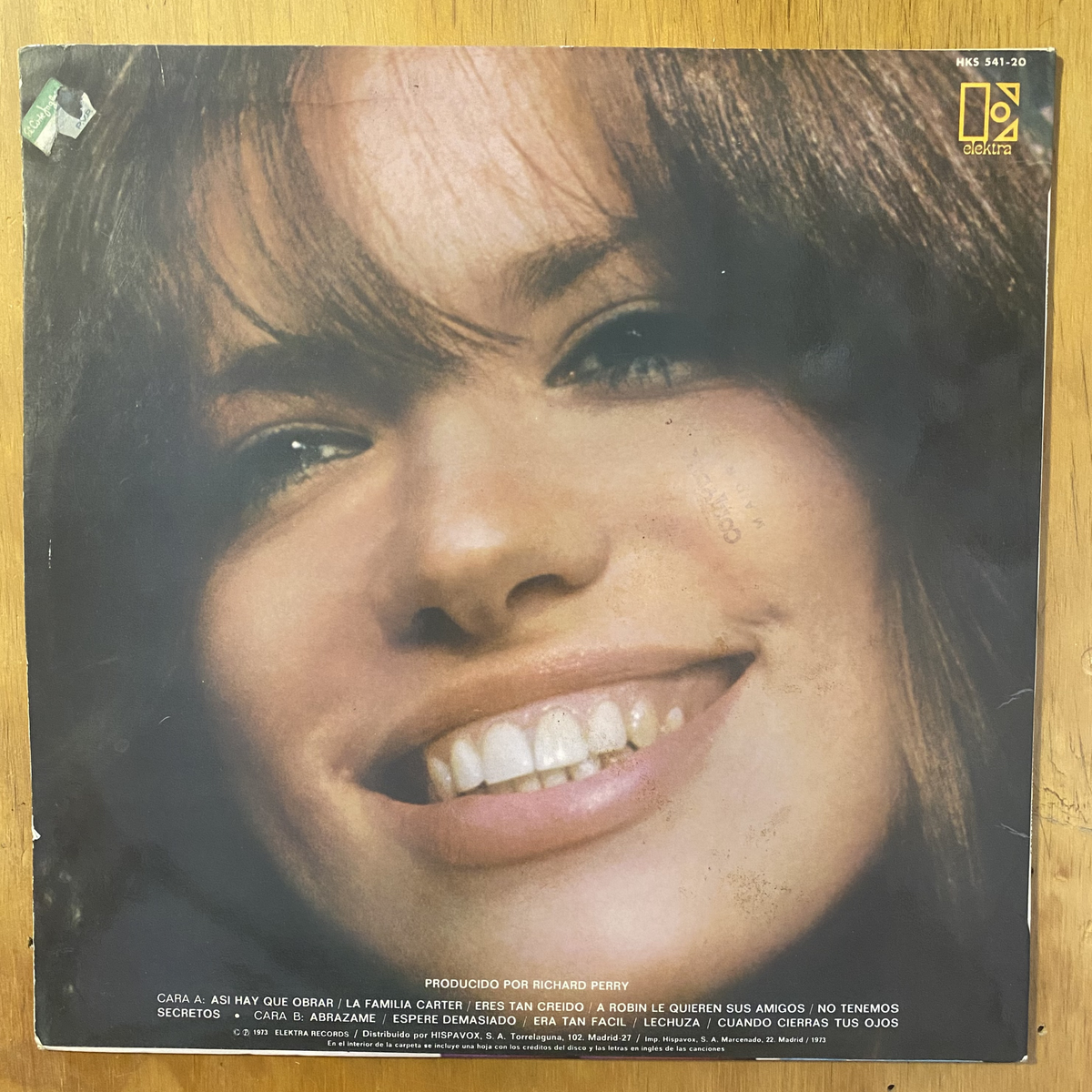 Carly Simon<br> No Secrets 1973<br> Elektra – HKS 541-20