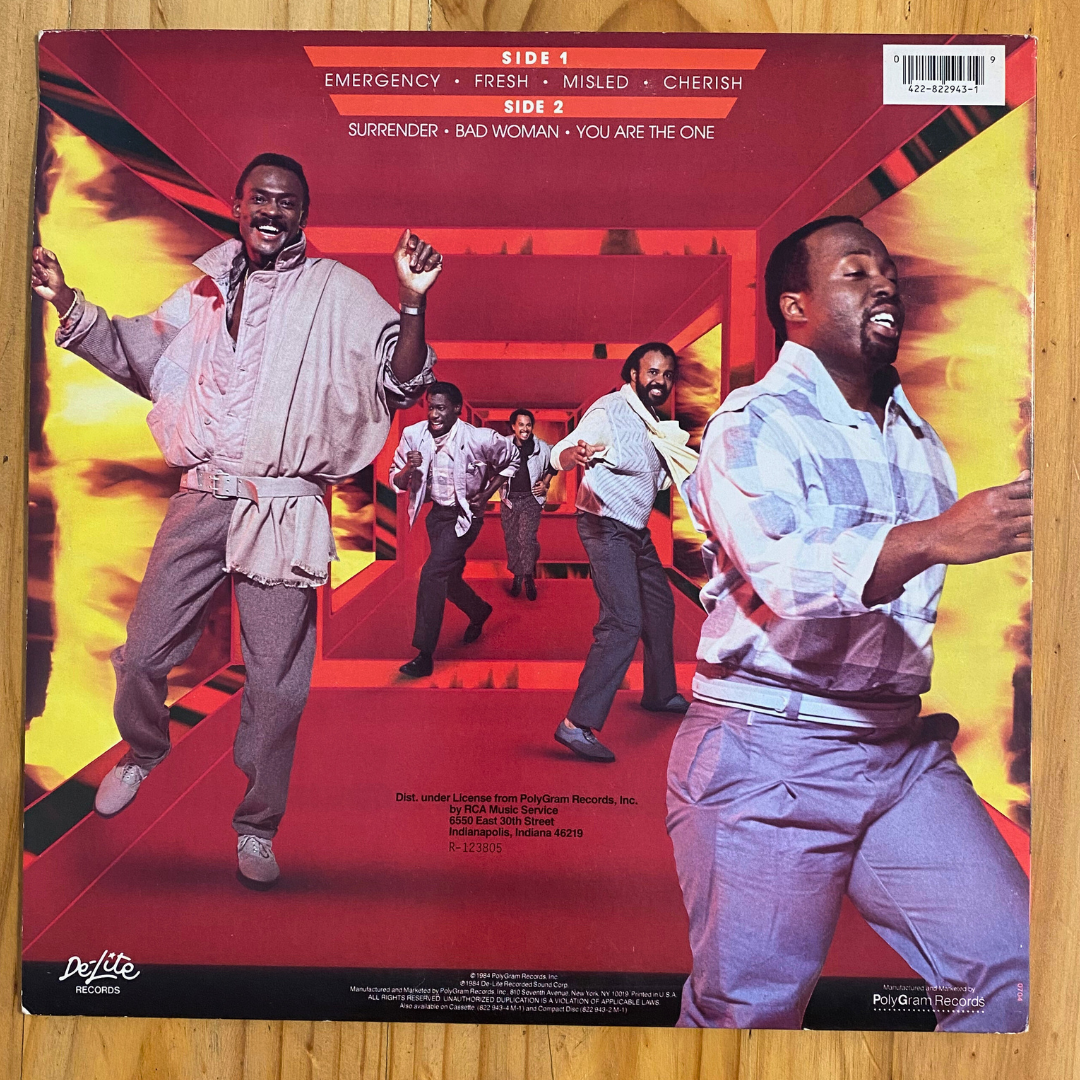 Kool & The Gang <br> Emergency 1984 <br> De-Lite Records – 822 943-1 M-1