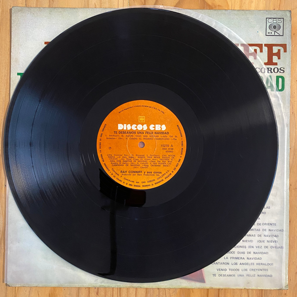 Ray Conniff Y Sus Coros<br> Te Deseamos Una Feliz Navidad 1962 <br> CBS – XSM 57189