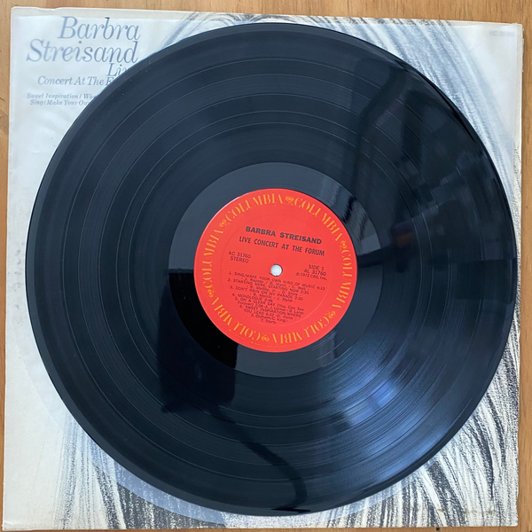 Barbra Streisand<br>Live Concert At The Forum<br>Columbia – KC 31760