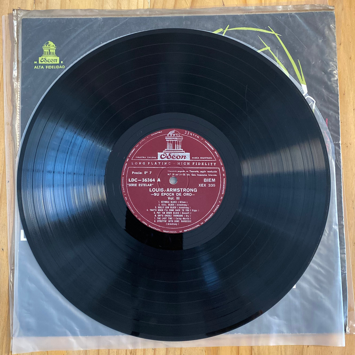 Louis Armstrong<br> Su Época De Oro Vol. III<br> Odeon – LDC-36364