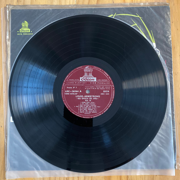 Louis Armstrong<br> Su Época De Oro Vol. III<br> Odeon – LDC-36364