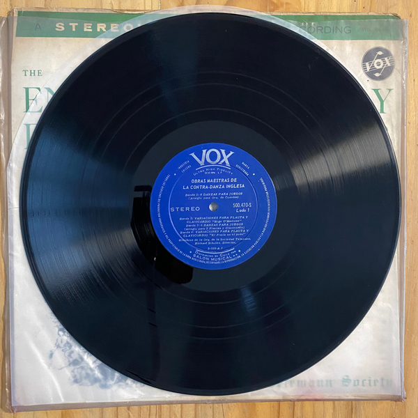 The Telemann Society<br>The English Country Dancing Master - Historic And Traditional Dances Of The English Countryside 1959 <br> Vox - 500.470-S