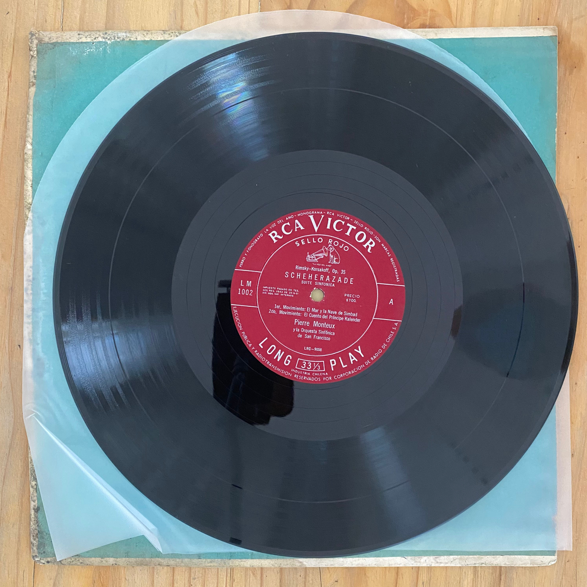 Nikolai Rimsky-Korsakov<br>Scheherazade Op. 35<br>RCA Victor Red Seal – LM-1002