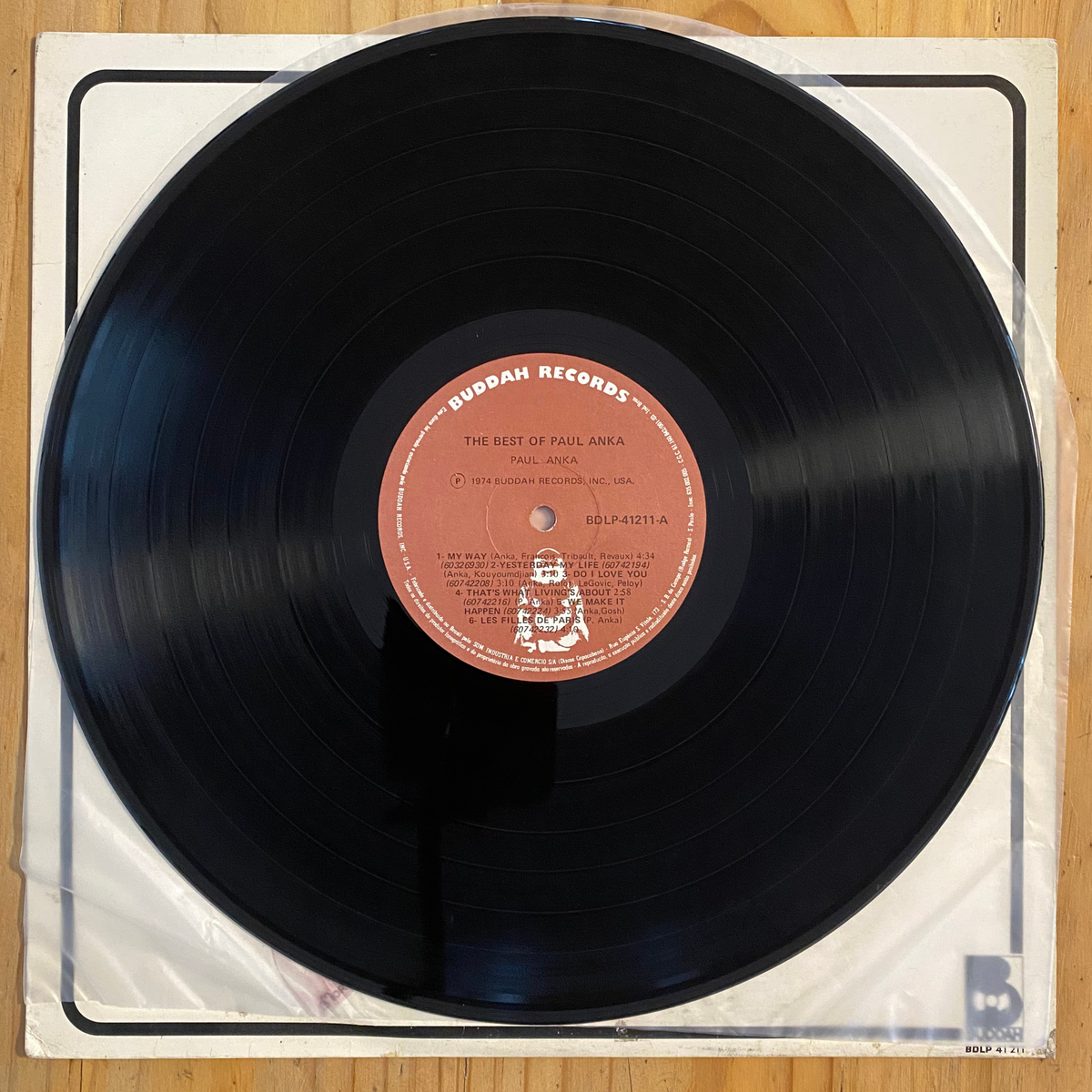 Paul Anka<br> The Best Of Paul Anka 1974 <br> Buddah Records – BDLP-41211