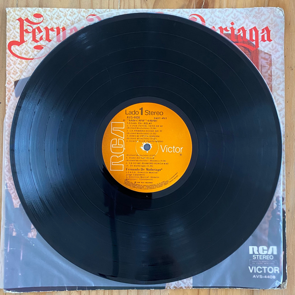 Fernando De Madariaga<br>Fernando De Madariaga 1976 <br>RCA Victor – AVS-4408