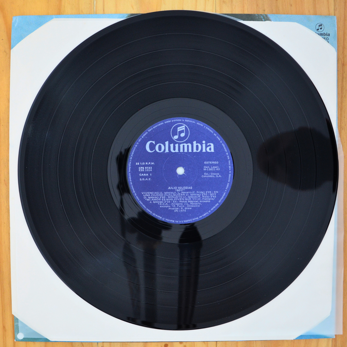 Julio Iglesias <br> Soy 1974 <br> Columbia – CPS 9723