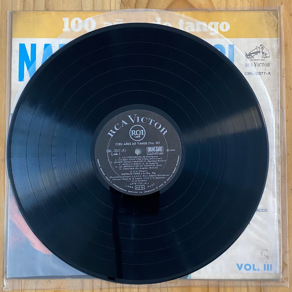 Natalio Tursi Y Su Orquesta Típica<br> 100 años de Tangos Vol III 1966<br> RCA Victor – CML-2377-X