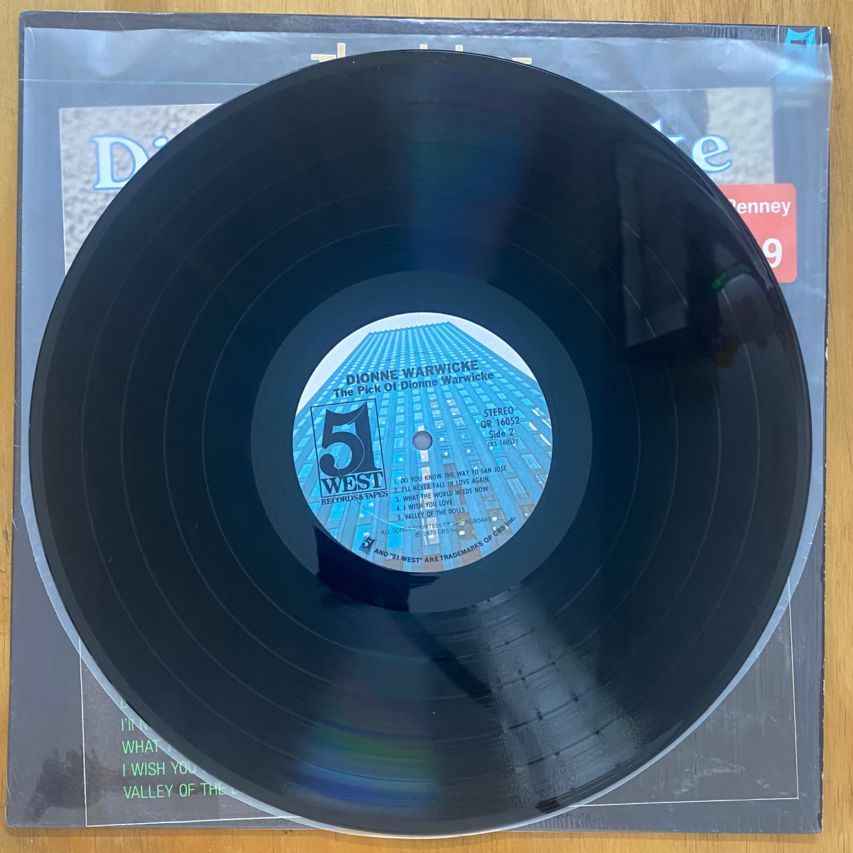 Dionne Warwicke<br> The Pick Of Dionne Warwicke 1979 <br> 51 West Records & Tapes – QR16052