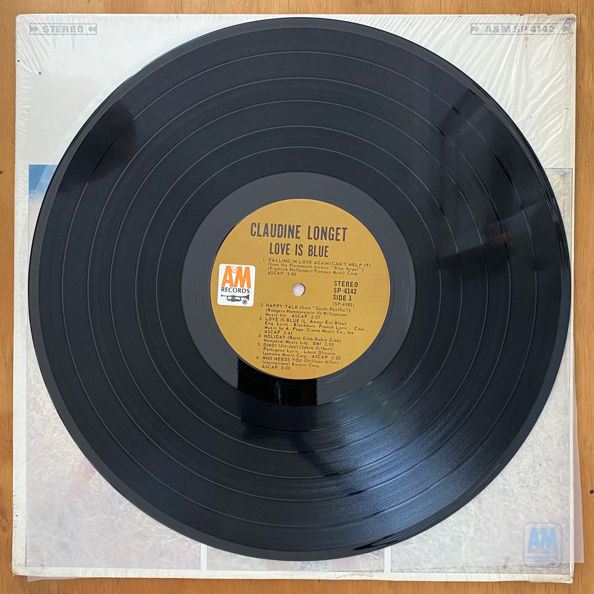 Claudine Longet<br>Love Is Blue<br>A&M Records – SP 4142