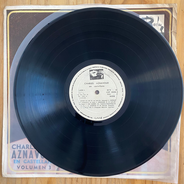 Charles Aznavour<br> Charles Aznavour En Castellano Volumen 3 1967<br> Barclay – BCY-28