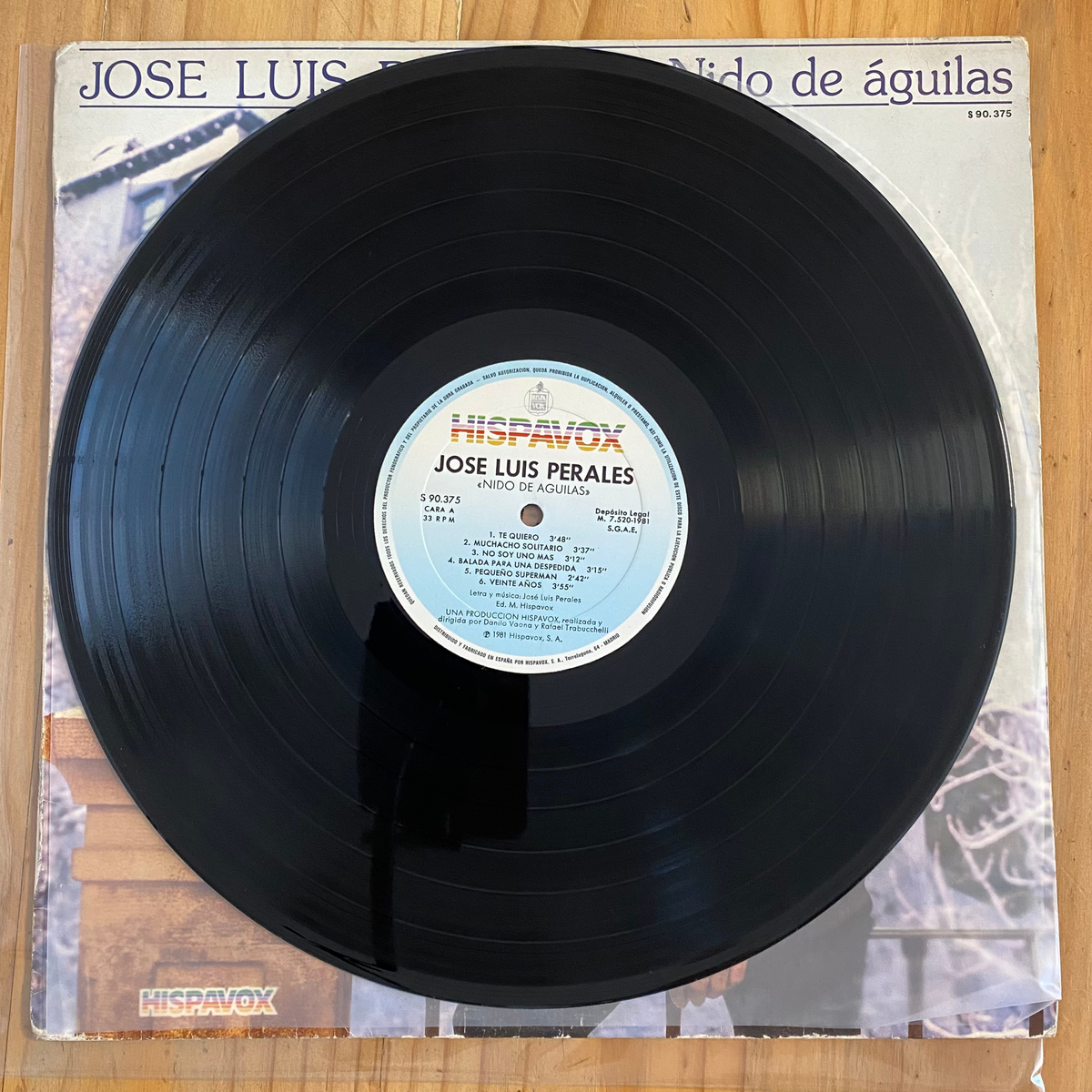 José Luis Perales<br> Nido De Águilas<br> Hispavox – S 90.375