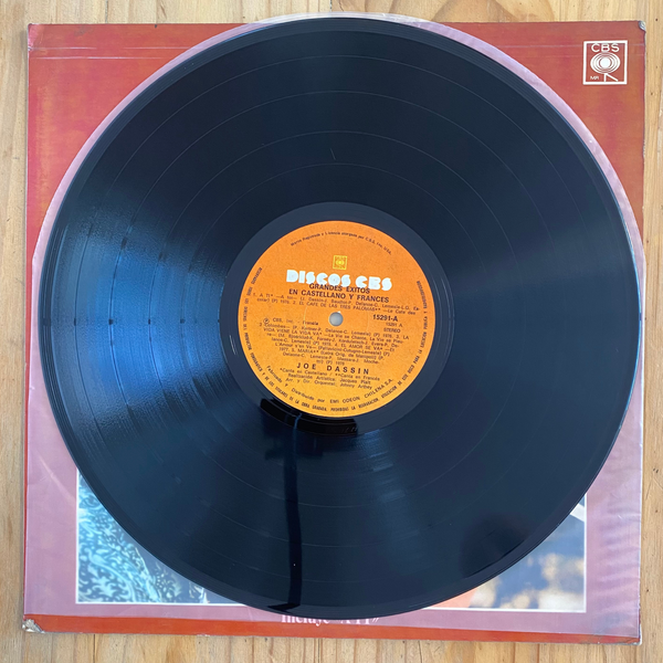 Joe Dassin<br> Grandes Éxitos En Castellano Y Francés<br> CBS – 15291