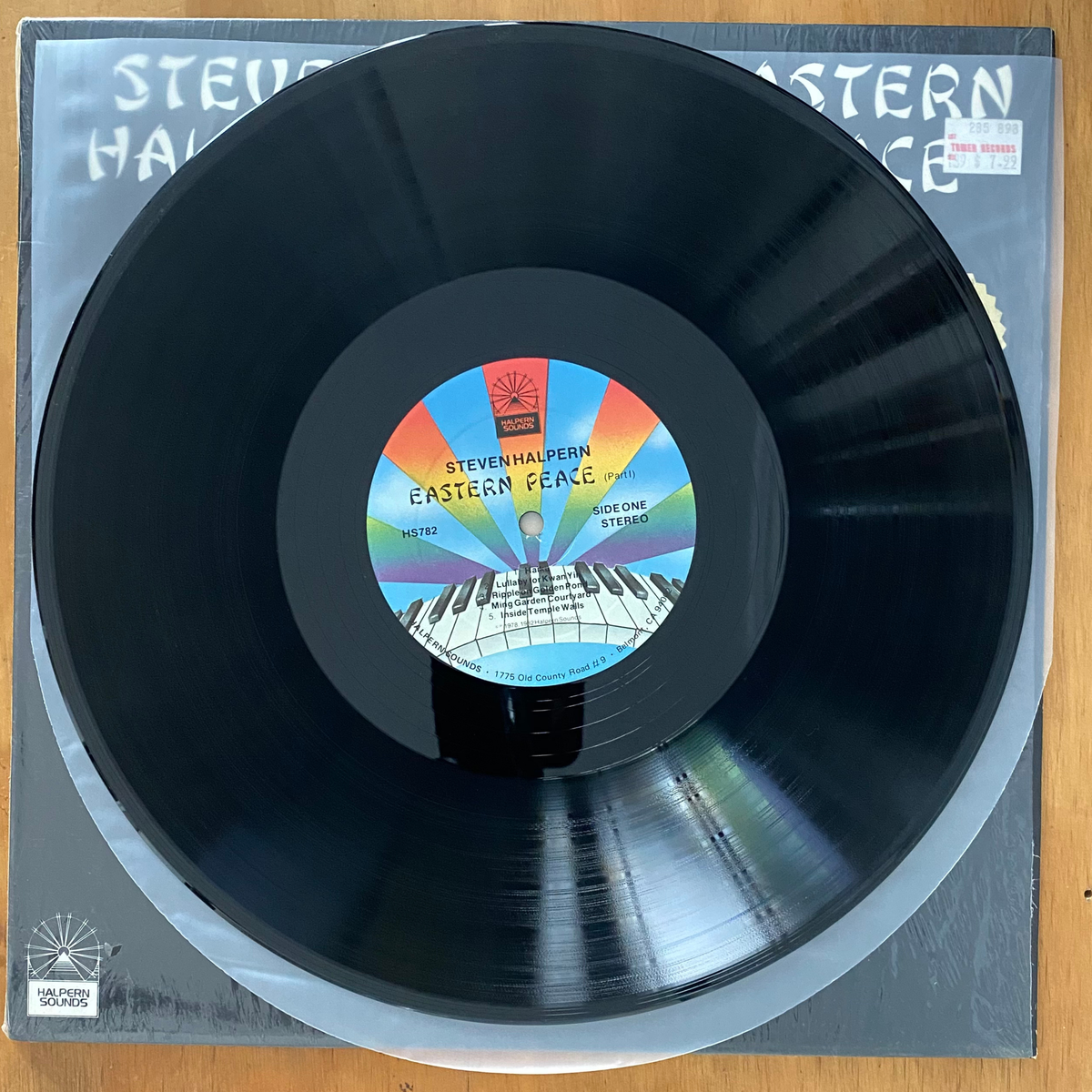 Steven Halpern<br>Eastern Peace 1982<br>Halpern Sounds – HS 782