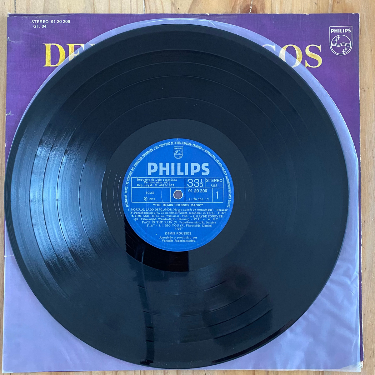 Demis Roussos<br> The Demis Roussos Magic 1977 <br> Philips – 9120 206