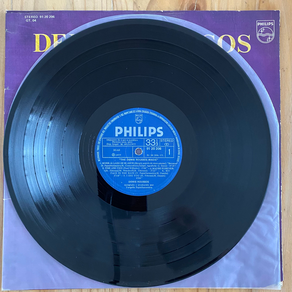 Demis Roussos<br> The Demis Roussos Magic 1977 <br> Philips – 9120 206