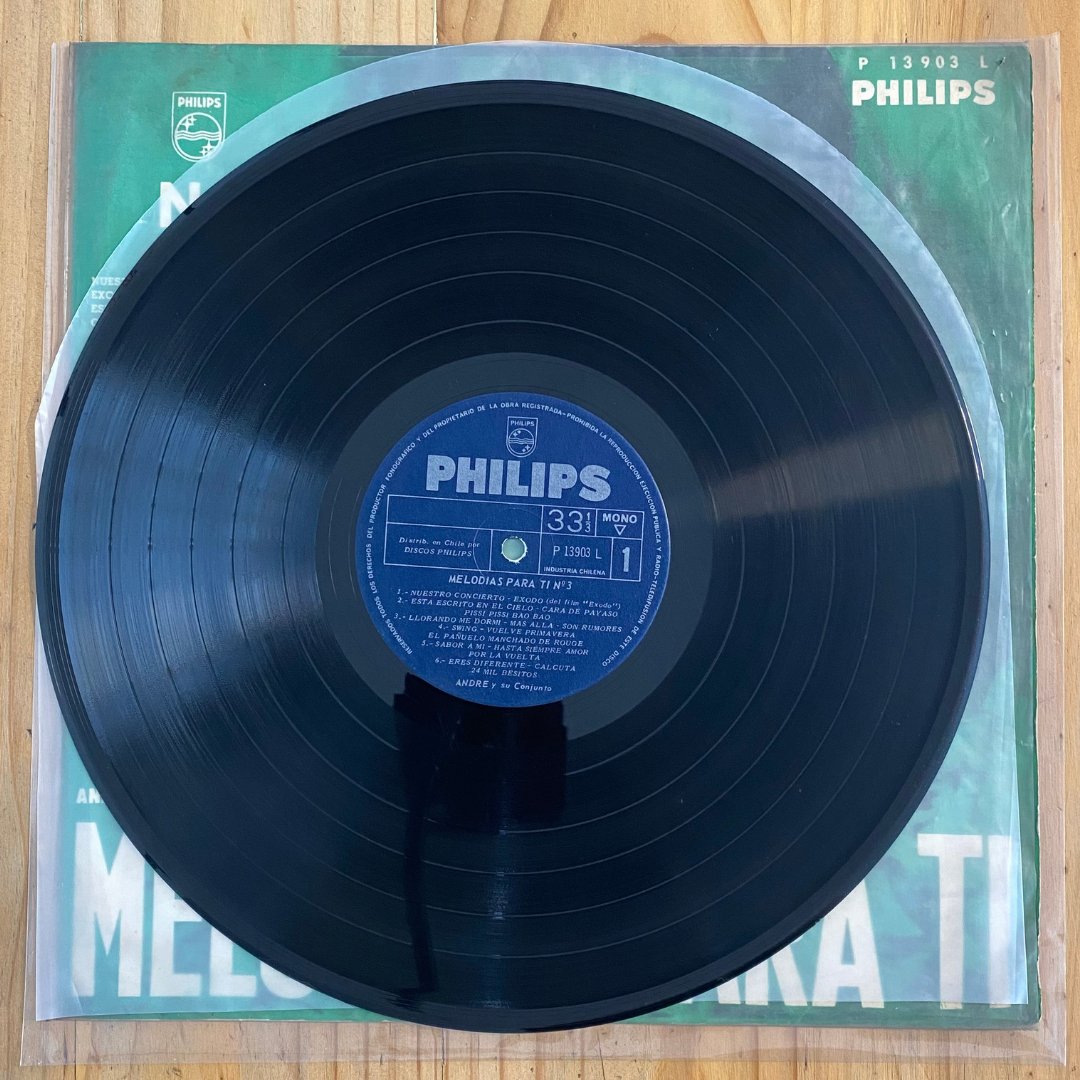 Andre Y Su Conjunto<br> Melodías Para Ti N° 3<br> Philips – P 13903 L