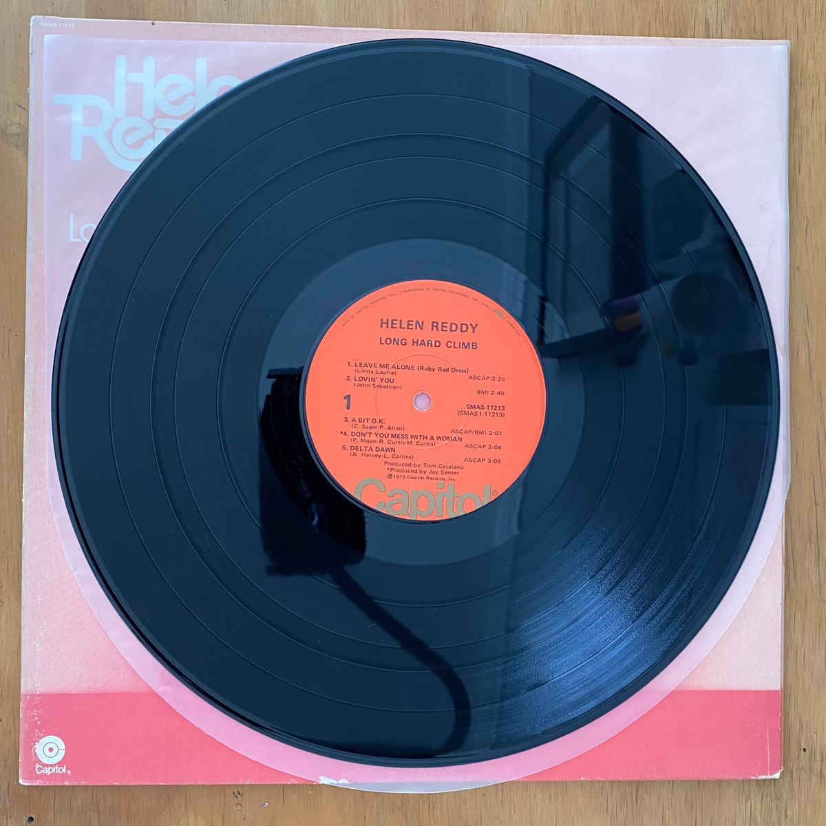 Helen Reddy<br>Long Hard Climb 1973<br>Capitol Records – SMAS-11213